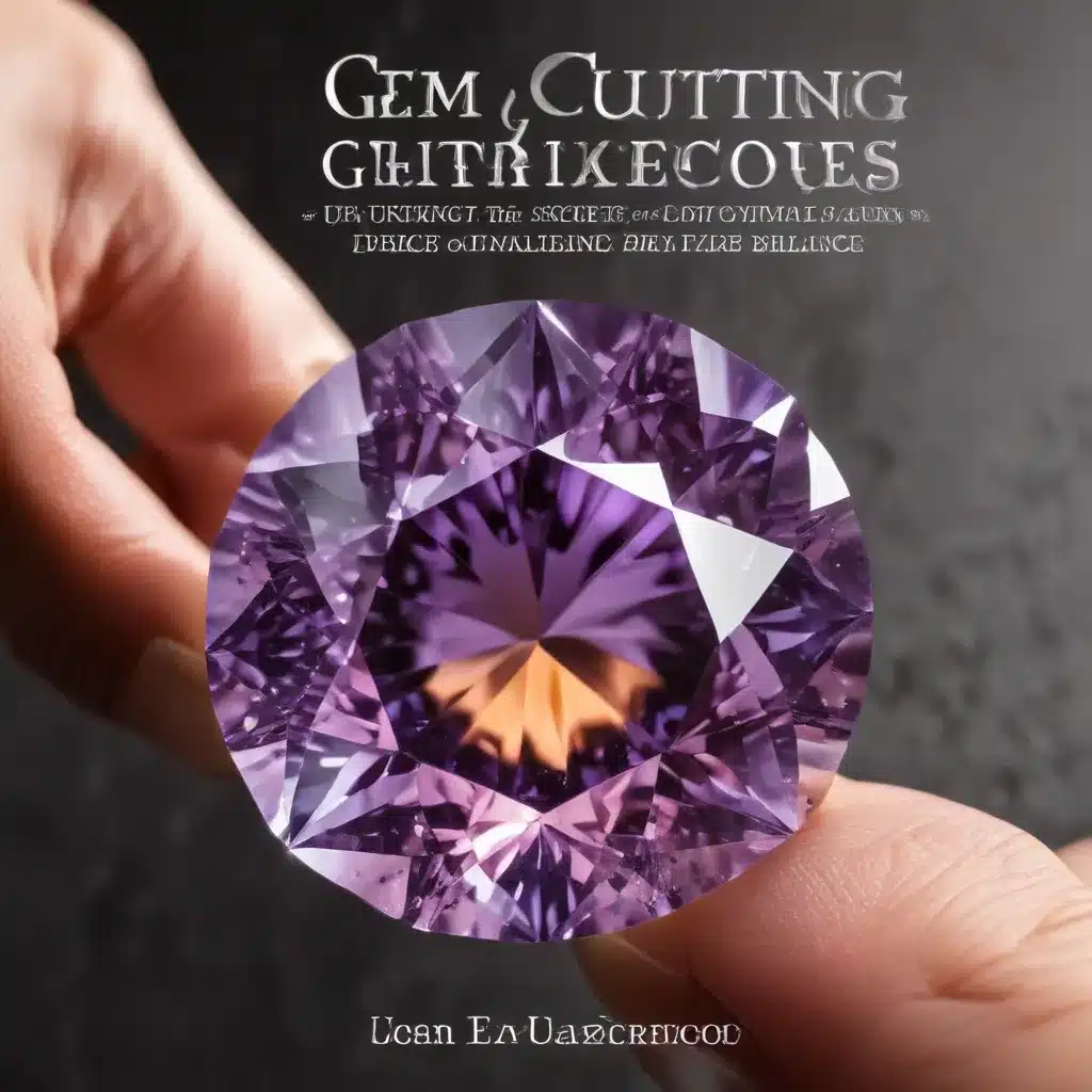 Gem Cutting Techniques: Unlocking the Secrets of Optimal Brilliance and Fire